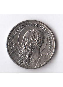 1934 - 20 centesimi Vaticano Pio XI San Paolo Q/Fdc